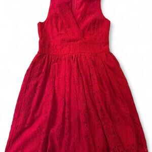 Lulus red lace medium